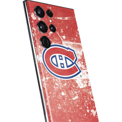 NHL Montreal Canadiens Frozen Galaxy S22 Ultra Skin