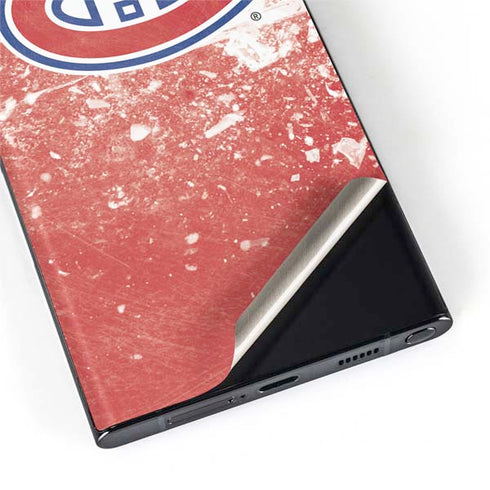 NHL Montreal Canadiens Frozen Galaxy S22 Ultra Skin