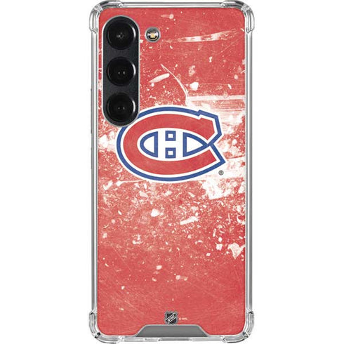 NHL Montreal Canadiens Frozen Galaxy S23 Clear Case