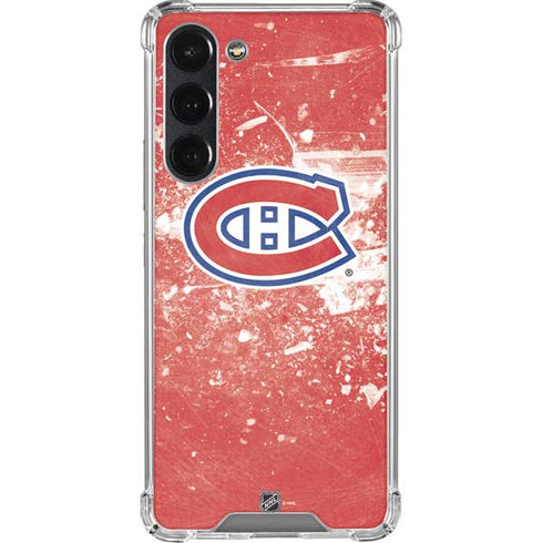 NHL Montreal Canadiens Frozen Galaxy S23 Plus Clear Case