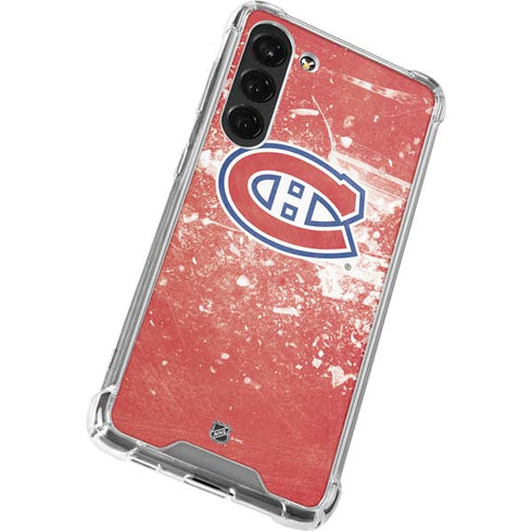 NHL Montreal Canadiens Frozen Galaxy S23 Plus Clear Case
