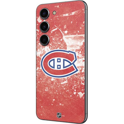 NHL Montreal Canadiens Frozen Galaxy S23 Skin