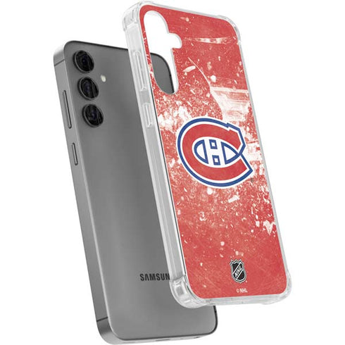 NHL Montreal Canadiens Frozen Galaxy S24 Plus Clear Case