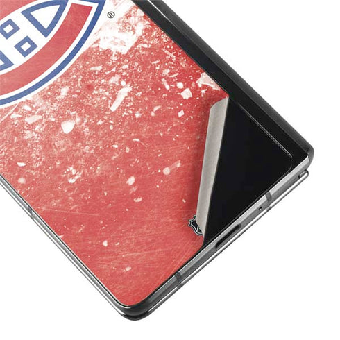 NHL Montreal Canadiens Frozen Galaxy Z Fold2 5G Skin