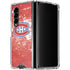 NHL Montreal Canadiens Frozen Galaxy Z Fold4 5G Clear Case