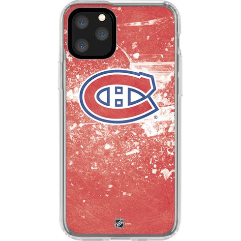 NHL Montreal Canadiens Frozen iPhone 11 Pro Clear Case