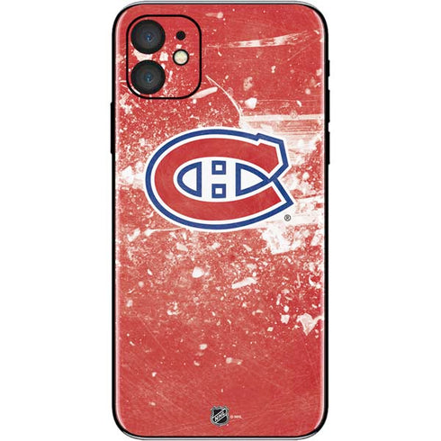 NHL Montreal Canadiens Frozen iPhone 11 Skin