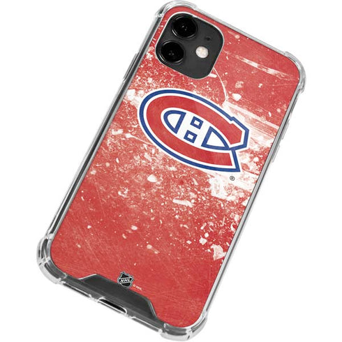 NHL Montreal Canadiens Frozen iPhone 12 Clear Case