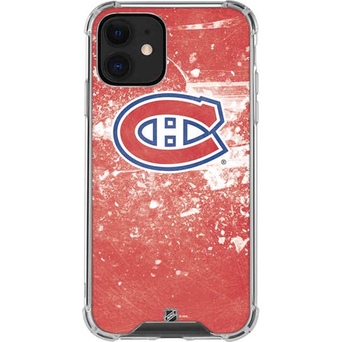 NHL Montreal Canadiens Frozen iPhone 12 Mini Clear Case