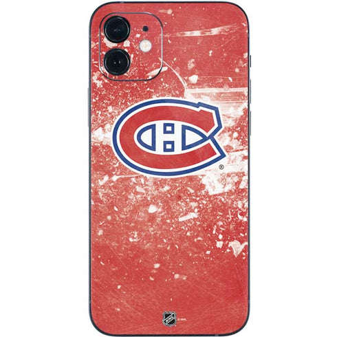 NHL Montreal Canadiens Frozen iPhone 12 Mini Skin