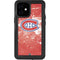 NHL Montreal Canadiens Frozen iPhone 12 Mini Waterproof Case