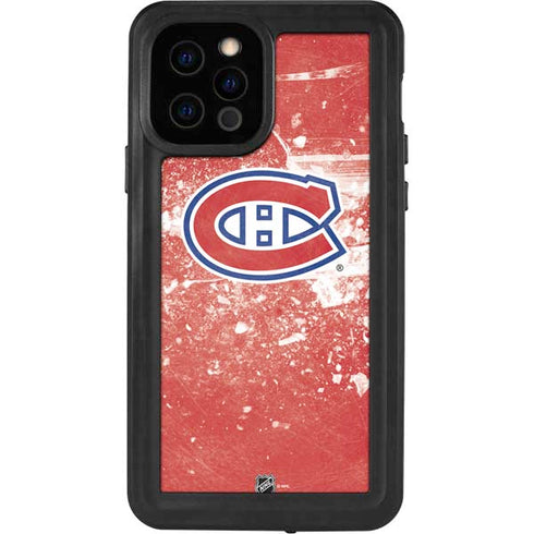 NHL Montreal Canadiens Frozen iPhone 12 Pro Waterproof Case