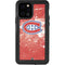 NHL Montreal Canadiens Frozen iPhone 12 Pro Waterproof Case