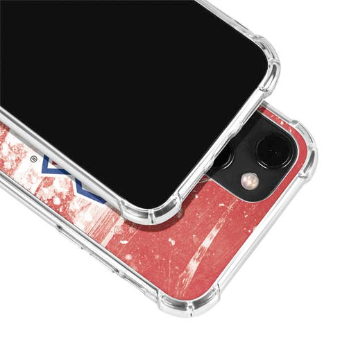 NHL Montreal Canadiens Frozen iPhone 13 Mini Clear Case