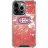 NHL Montreal Canadiens Frozen iPhone 13 Pro Clear Case