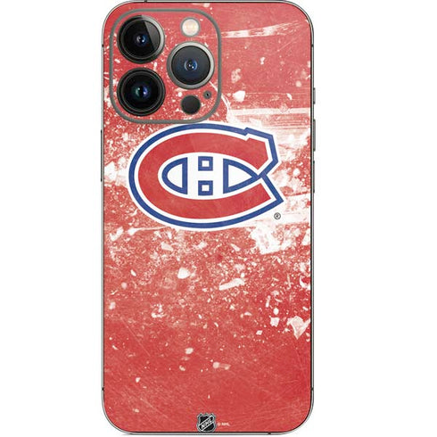NHL Montreal Canadiens Frozen iPhone 13 Pro Skin