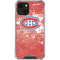 NHL Montreal Canadiens Frozen iPhone 14 Clear Case