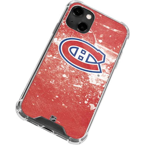 NHL Montreal Canadiens Frozen iPhone 14 Clear Case