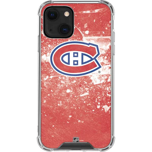 NHL Montreal Canadiens Frozen iPhone 14 Plus Clear Case
