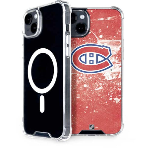 NHL Montreal Canadiens Frozen iPhone 15 Plus MagSafe Case