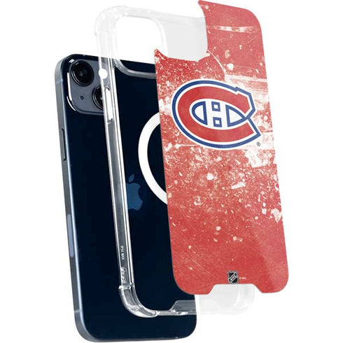 NHL Montreal Canadiens Frozen iPhone 15 Plus MagSafe Case