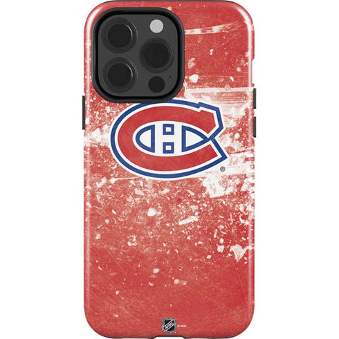 NHL Montreal Canadiens Frozen iPhone 15 Pro Impact Case