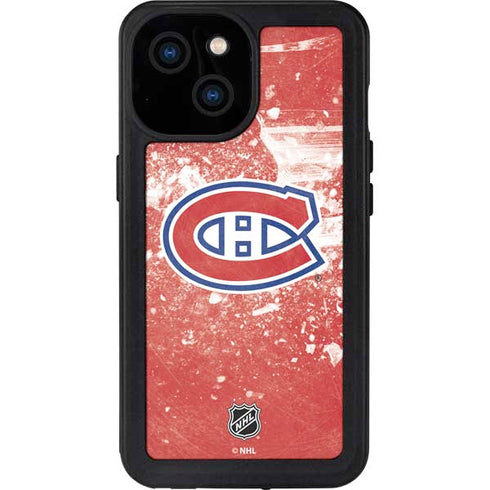 NHL Montreal Canadiens Frozen iPhone 15 Waterproof Case