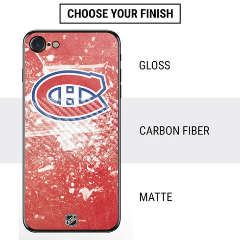 NHL Montreal Canadiens Frozen iPhone SE (2nd & 3rd Gen) Skin