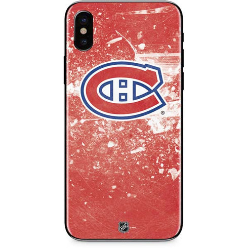 NHL Montreal Canadiens Frozen iPhone XS Max Skin