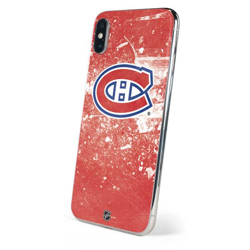 NHL Montreal Canadiens Frozen iPhone XS Skin