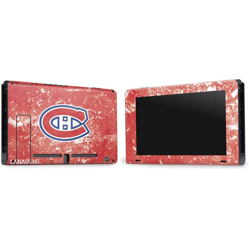NHL Montreal Canadiens Frozen Nintendo Switch Bundle Skin