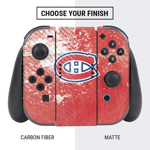 NHL Montreal Canadiens Frozen Nintendo Switch Bundle Skin