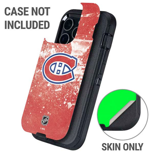 NHL Montreal Canadiens Frozen Otterbox Defender iPhone Skin