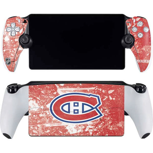 NHL Montreal Canadiens Frozen PlayStation Portal Remote Player Skin