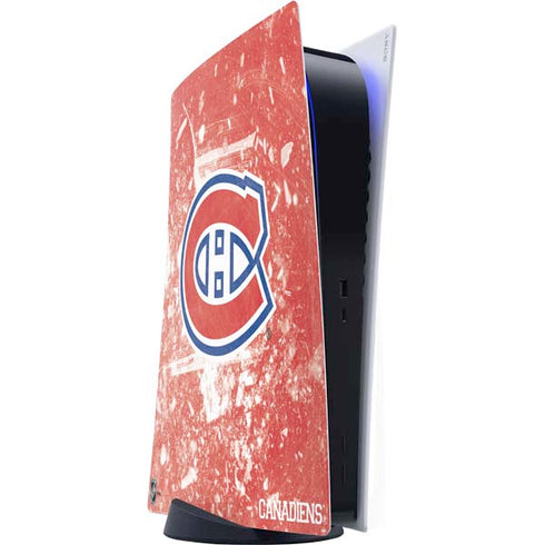 NHL Montreal Canadiens Frozen PS5 Digital Edition Console Skin