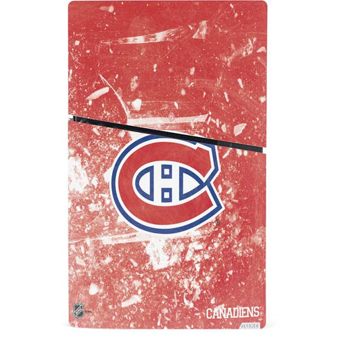 NHL Montreal Canadiens Frozen PS5 Slim Digital Edition Bundle Skin