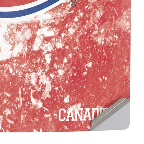 NHL Montreal Canadiens Frozen PS5 Slim Digital Edition Console Skin