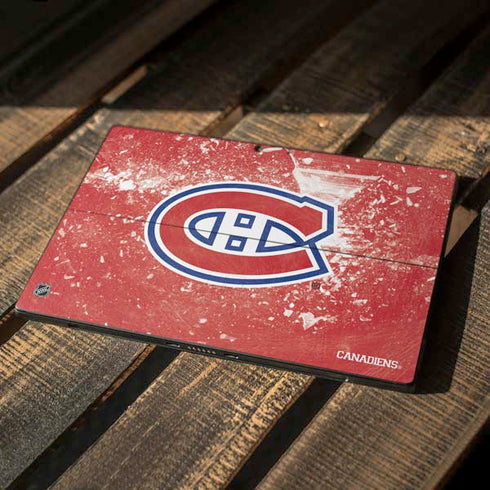NHL Montreal Canadiens Frozen Surface Pro 7 Skin