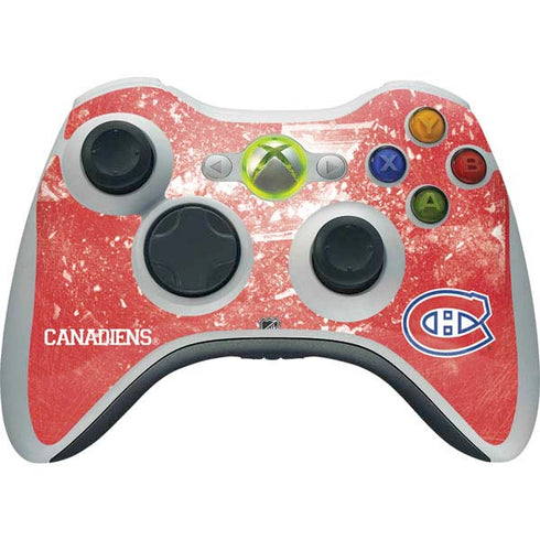 NHL Montreal Canadiens Frozen Xbox 360 Wireless Controller Skin