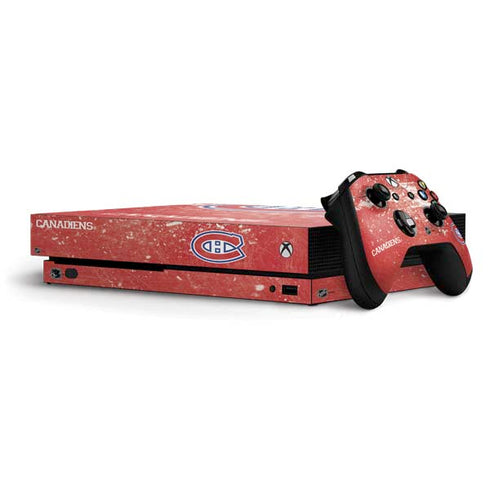 NHL Montreal Canadiens Frozen Xbox One X Bundle Skin