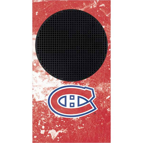 NHL Montreal Canadiens Frozen Xbox Series S Console Skin