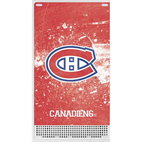 NHL Montreal Canadiens Frozen Xbox Series S Console Skin