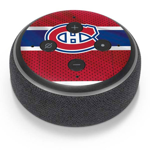 NHL Montreal Canadiens Home Jersey Amazon Echo Dot Skin