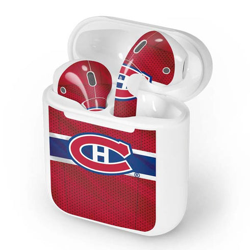 NHL Montreal Canadiens Home Jersey Apple AirPods Skin