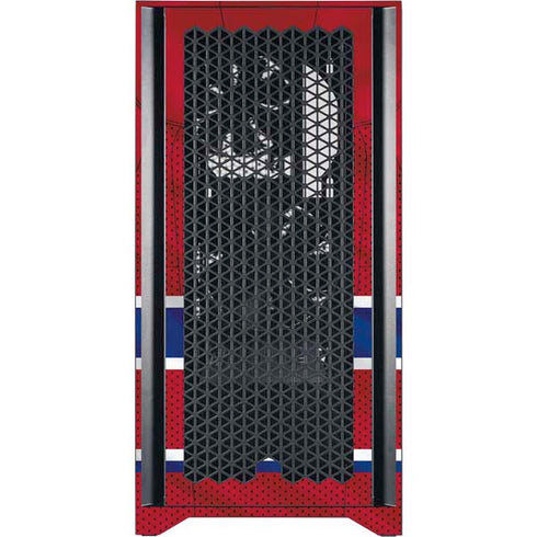 NHL Montreal Canadiens Home Jersey Corsair 4000D Tempered Glass Mid-Tower ATX Case Skin