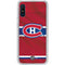 NHL Montreal Canadiens Home Jersey Galaxy A10e Clear Case