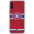 NHL Montreal Canadiens Home Jersey Galaxy A10e Clear Case
