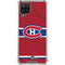 NHL Montreal Canadiens Home Jersey Galaxy A12 Clear Case
