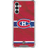 NHL Montreal Canadiens Home Jersey Galaxy A13 5G Clear Case