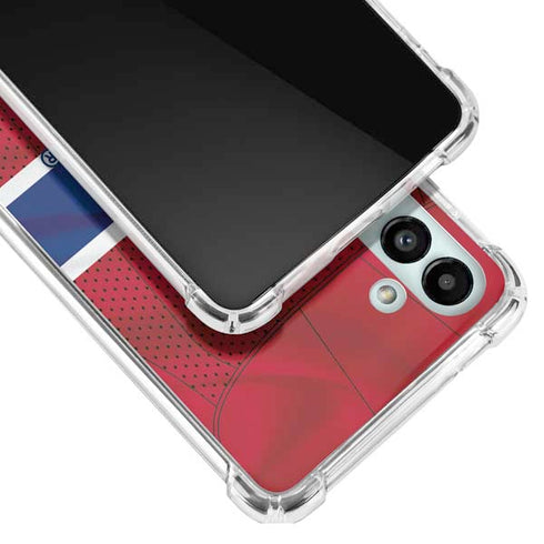 NHL Montreal Canadiens Home Jersey Galaxy A13 5G Clear Case